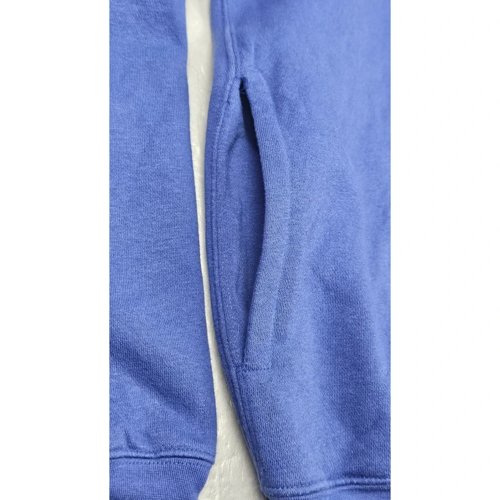 Polo Ralph Lauren Hoodie Mens Small Royal Blue Polo Bear Pullover Graphic Pocket